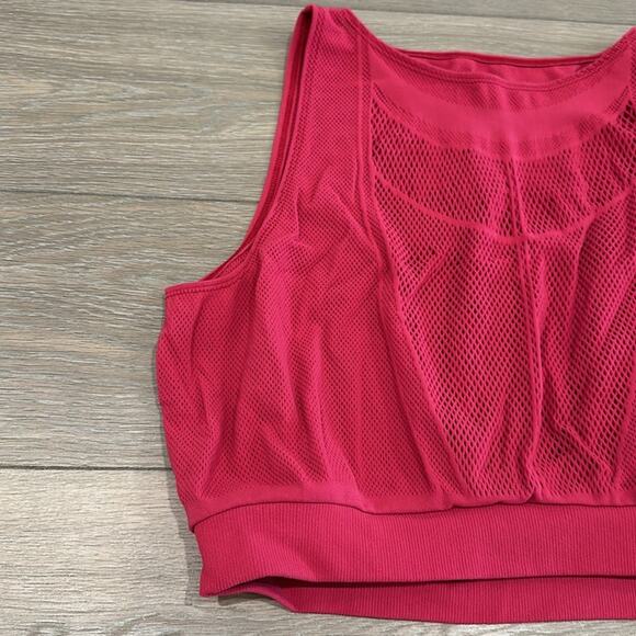 FP MOVEMENT Pink Running Through My Mind Sleevless‎ Cropped Tank Top Size Small - Picture 4 of 11